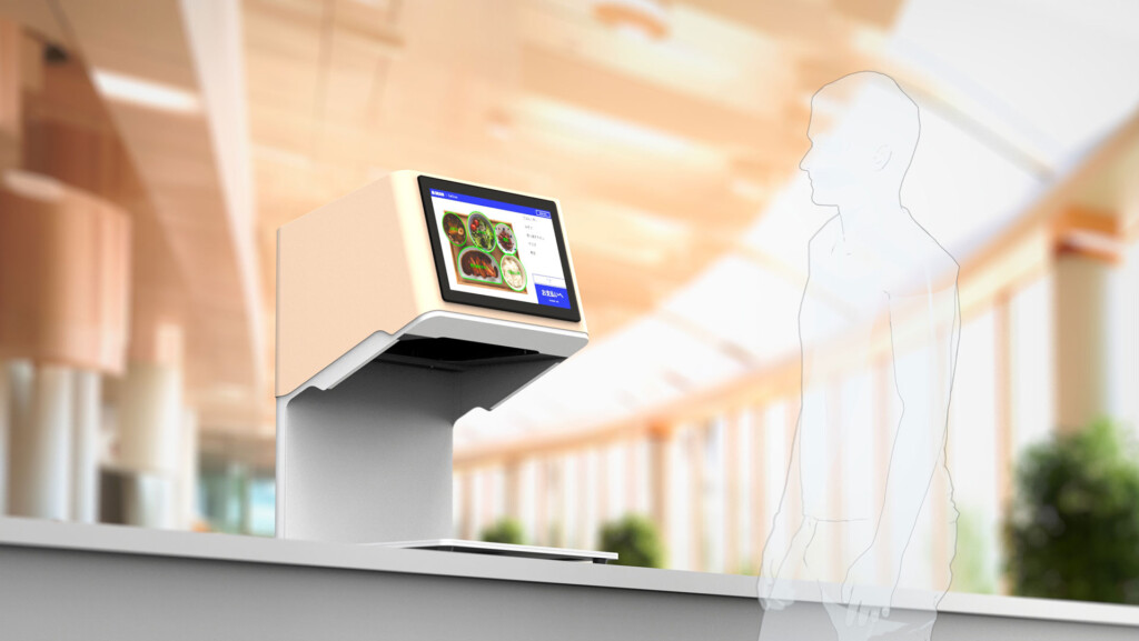 カフェテリアのAIレジ「イートスキャン」